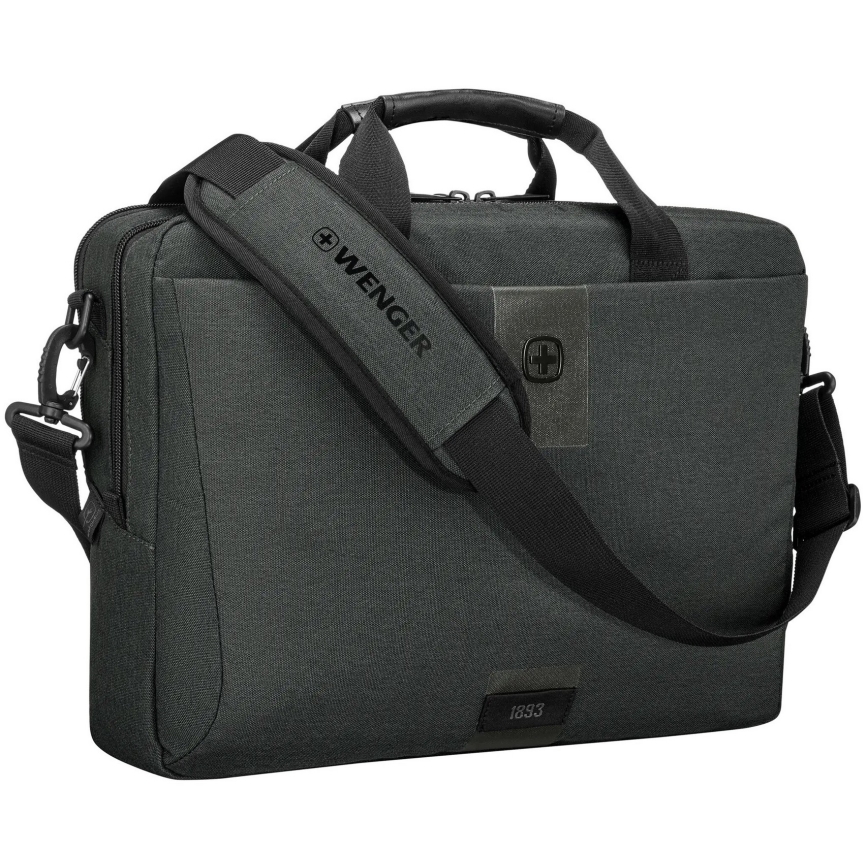 Wenger - Borsa per laptop 15 l 16 con tasca per tablet 10 MX ECO Brief grigio