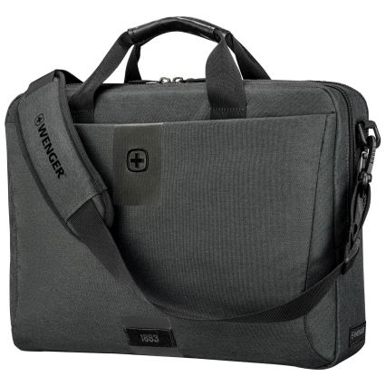 Wenger - Borsa per laptop 15 l 16 con tasca per tablet 10 MX ECO Brief grigio