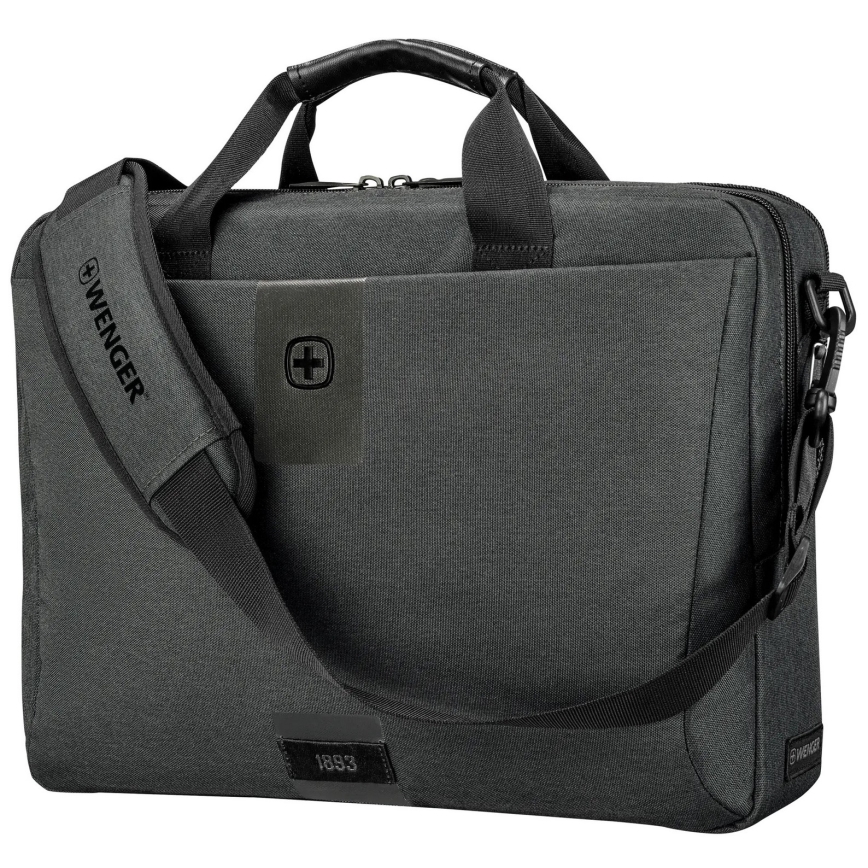 Wenger - Borsa per laptop 15 l 16 con tasca per tablet 10 MX ECO Brief grigio