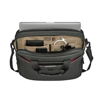 Wenger - Borsa per laptop 15 l 16 con tasca per tablet 10 MX ECO Brief grigio