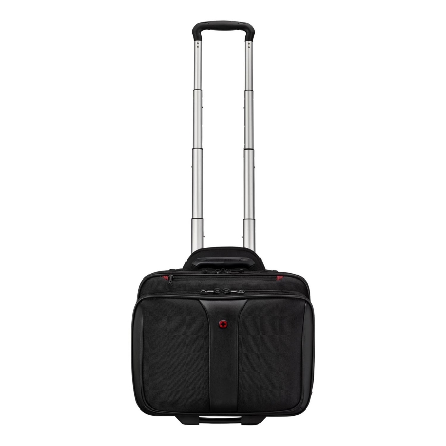 Wenger - Valigia da viaggio con ruote 25 l 17 + borsa per notebook 15,6 Patriot nera