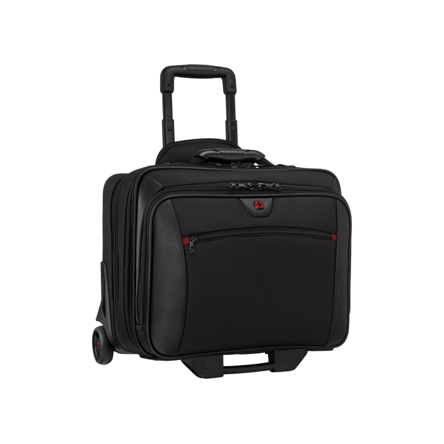 Wenger - Valigia da viaggio su ruote 23 l 17" + borsa per laptop 15,4" Potomac nero