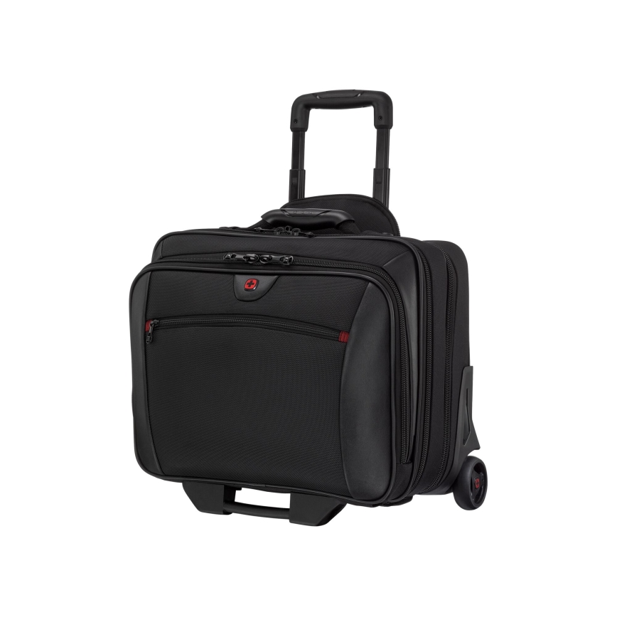 Wenger - Valigia da viaggio su ruote 23 l 17" + borsa per laptop 15,4" Potomac nero