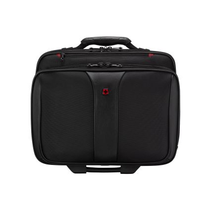 Wenger - Valigia da viaggio con ruote 25 l 17 + borsa per notebook 15,6 Patriot nera