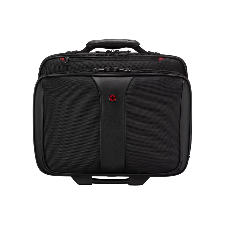 Wenger - Valigia da viaggio con ruote 25 l 17 + borsa per notebook 15,6 Patriot nera