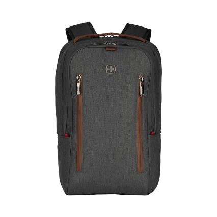 Wenger - Zaino per laptop 15 l 16" con tasca per tablet 12" + crossbody bag Città Upgrade 2in1 grigio
