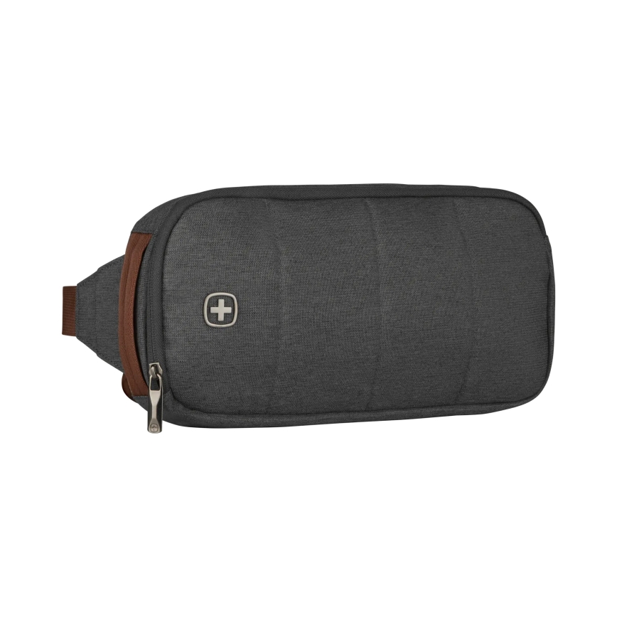 Wenger - Zaino per laptop 15 l 16" con tasca per tablet 12" + crossbody bag Città Upgrade 2in1 grigio