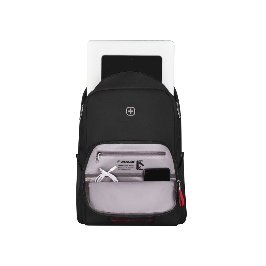Wenger - Zaino per laptop 20 l 15,6" con tasca per tablet 10" di movimento nero