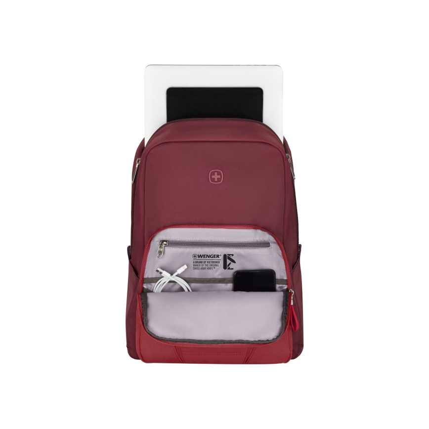 Wenger - Zaino per laptop 20 l 15,6" con tasca per tablet 10" di movimento rosso