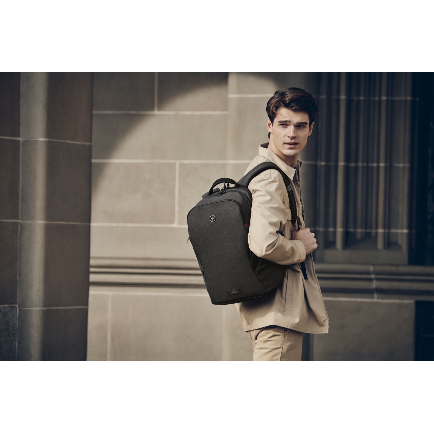 Wenger - Zaino per laptop 21 l 16" con tasca per tablet 10" MX Lampada nero