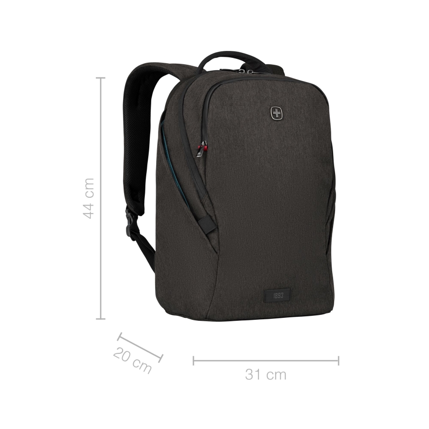 Wenger - Zaino per laptop 21 l 16" con tasca per tablet 10" MX Lampada nero