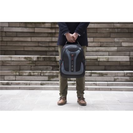 Wenger - Zaino per laptop 25 l 17" con tasca per tablet 12" Pegasus nero/grigio