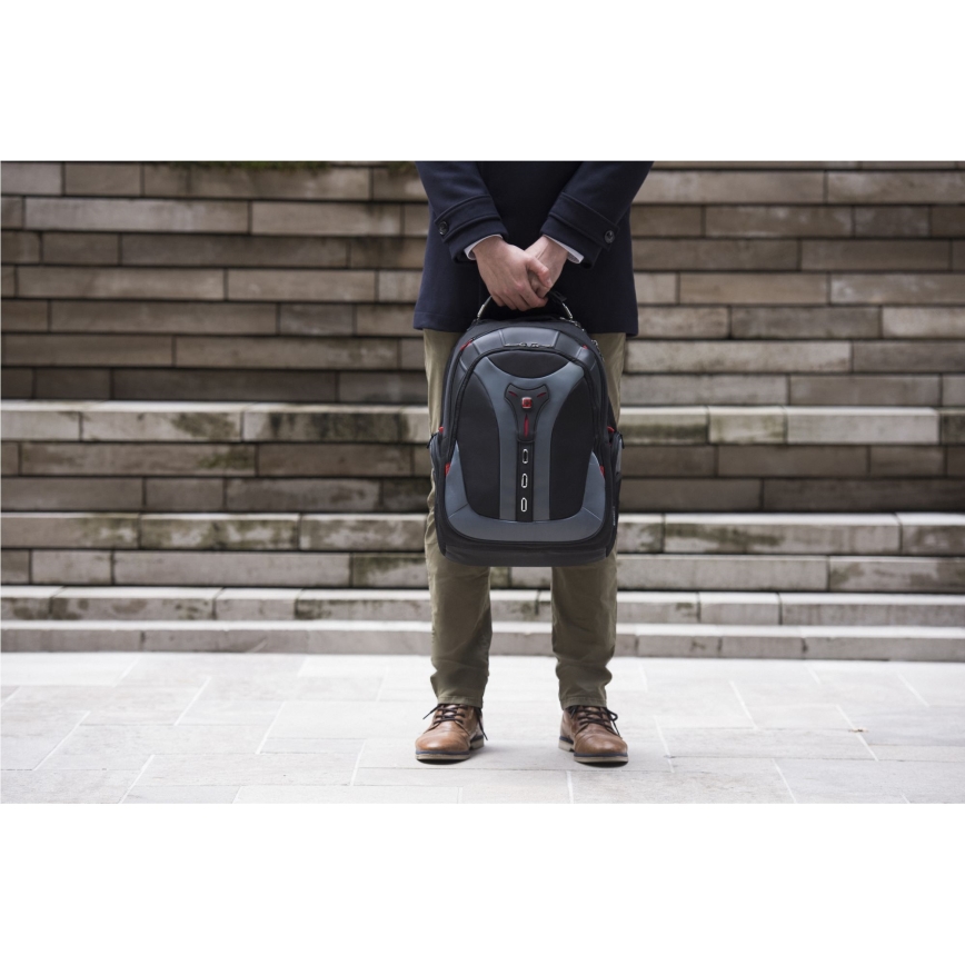 Wenger - Zaino per laptop 25 l 17" con tasca per tablet 12" Pegasus nero/grigio
