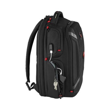 Wenger - Zaino per laptop 29 l 17,3'' con tasca per tablet 12" Lettore One nero
