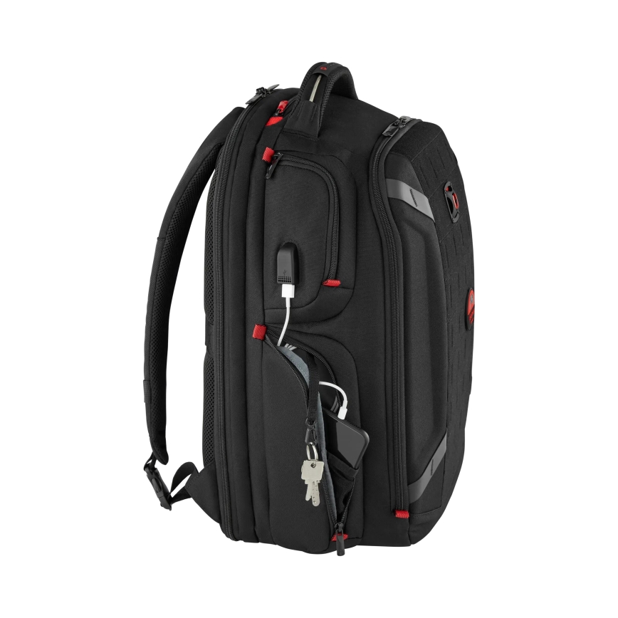 Wenger - Zaino per laptop 29 l 17,3'' con tasca per tablet 12" Lettore One nero