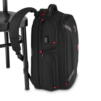Wenger - Zaino per laptop 29 l 17,3'' con tasca per tablet 12" Lettore One nero