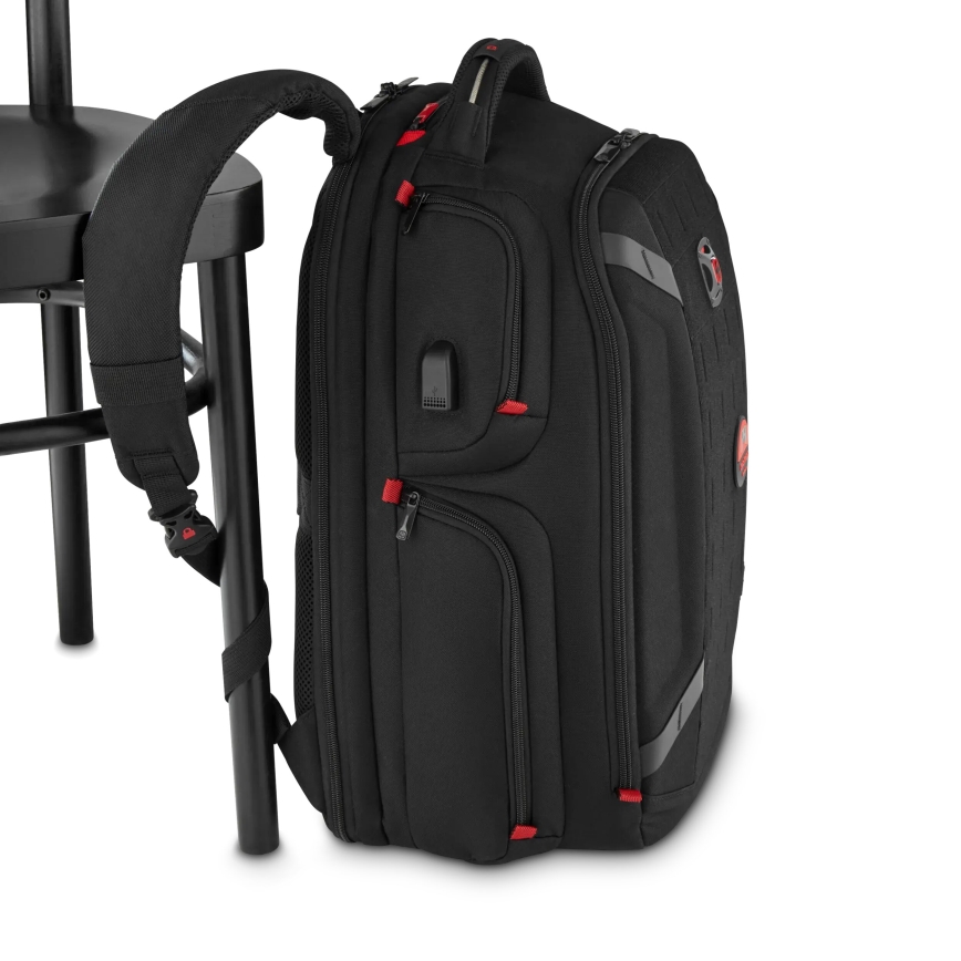 Wenger - Zaino per laptop 29 l 17,3'' con tasca per tablet 12" Lettore One nero