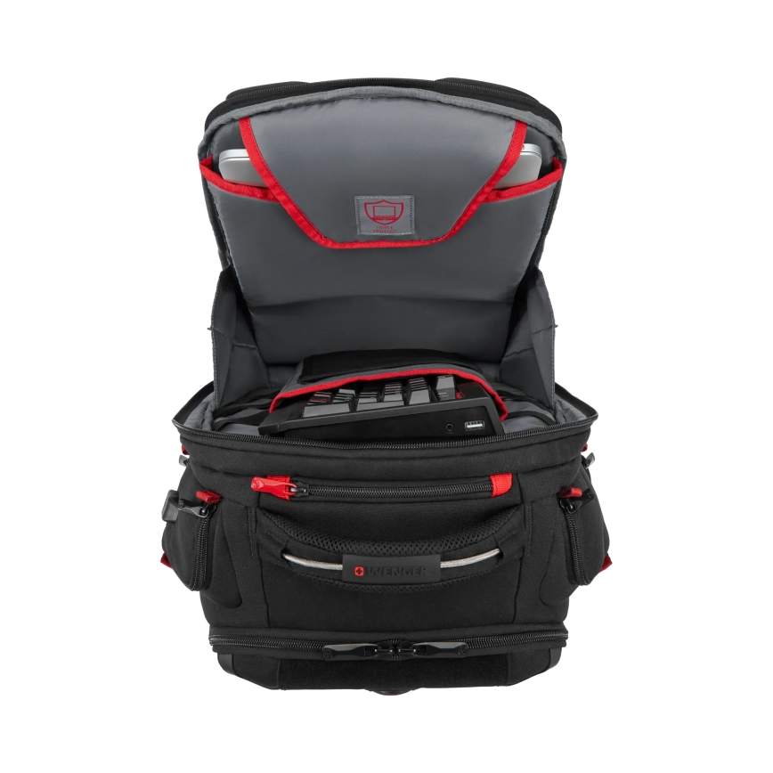 Wenger - Zaino per laptop 29 l 17,3'' con tasca per tablet 12" Lettore One nero