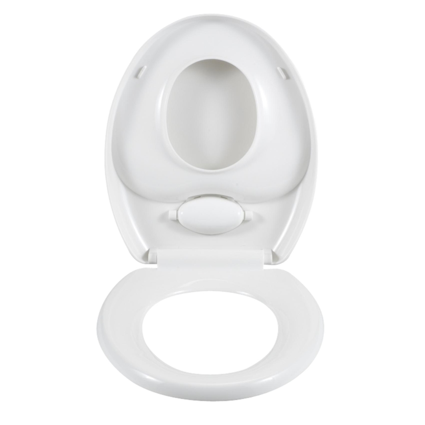 WENKO 110003100-WC Sedile per WC 35,5x38 cm bianco