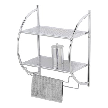 WENKO 15173100 - Mensola EXCLUSIVE 45,5 x 54,5 cm, cromo lucido