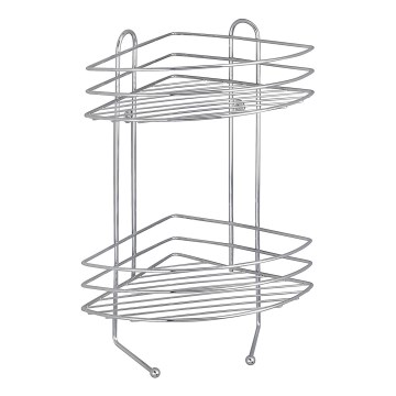 WENKO 15498100 - Mensola angolare EXCLUSIVE 23x30,5 cm cromo lucido