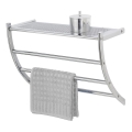 WENKO 15578100 - Porta asciugamani PESCARA 56 x 46 cm, cromo lucido