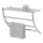 WENKO 15578100 - Porta asciugamani PESCARA 56 x 46 cm, cromo lucido