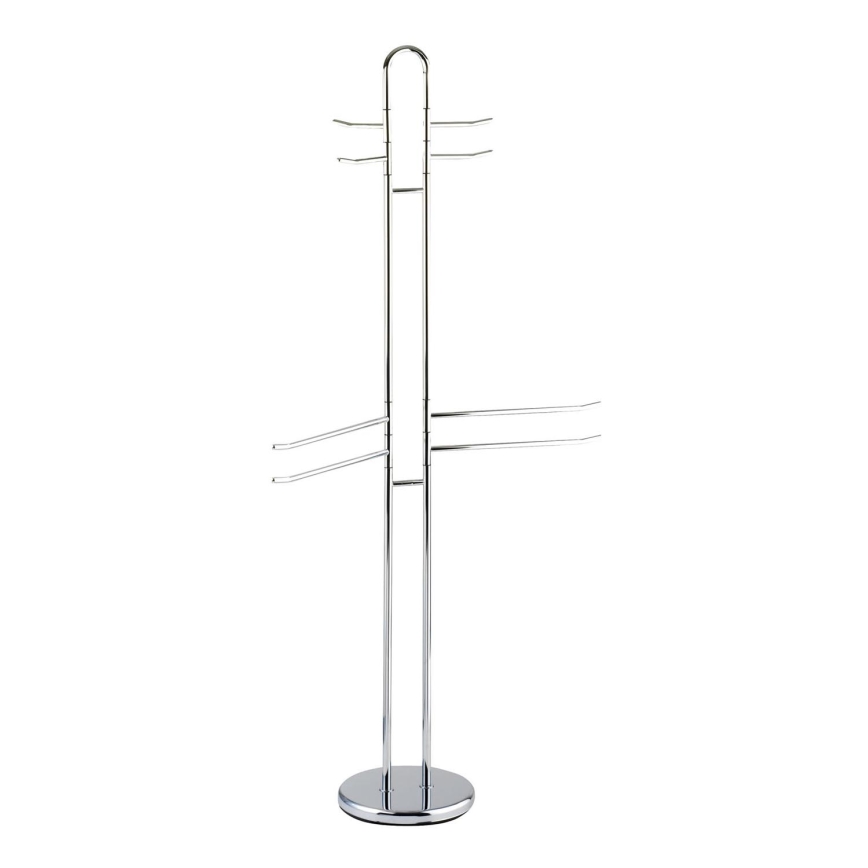 WENKO 15581100 - Porta asciugamani da terra PALERMO 55,5x168 cm cromo lucido