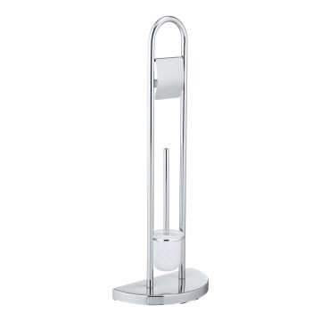 WENKO 16608100 - Scopino WC COSENZA 33x84 cm cromo lucido/satinato