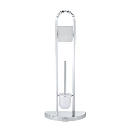 WENKO 16608100 - Scopino WC COSENZA 33x84 cm cromo lucido/satinato