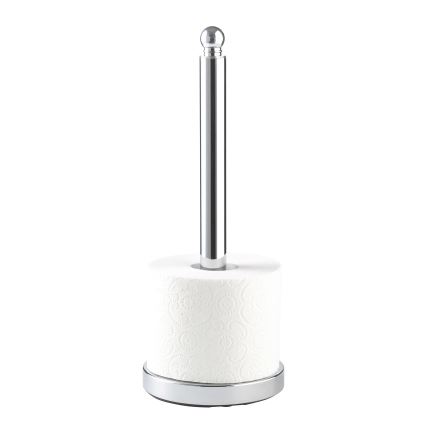 WENKO 16878100 - Portarotolo per carta igienica VITERBO 14x35 cm argento
