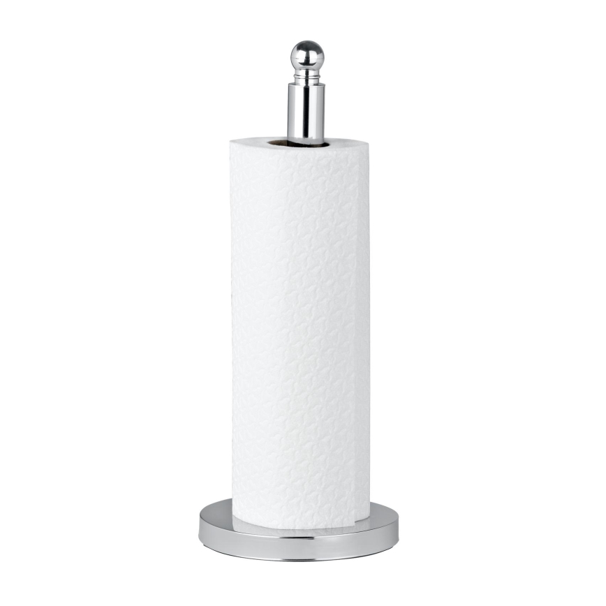 WENKO 16878100 - Portarotolo per carta igienica VITERBO 14x35 cm argento