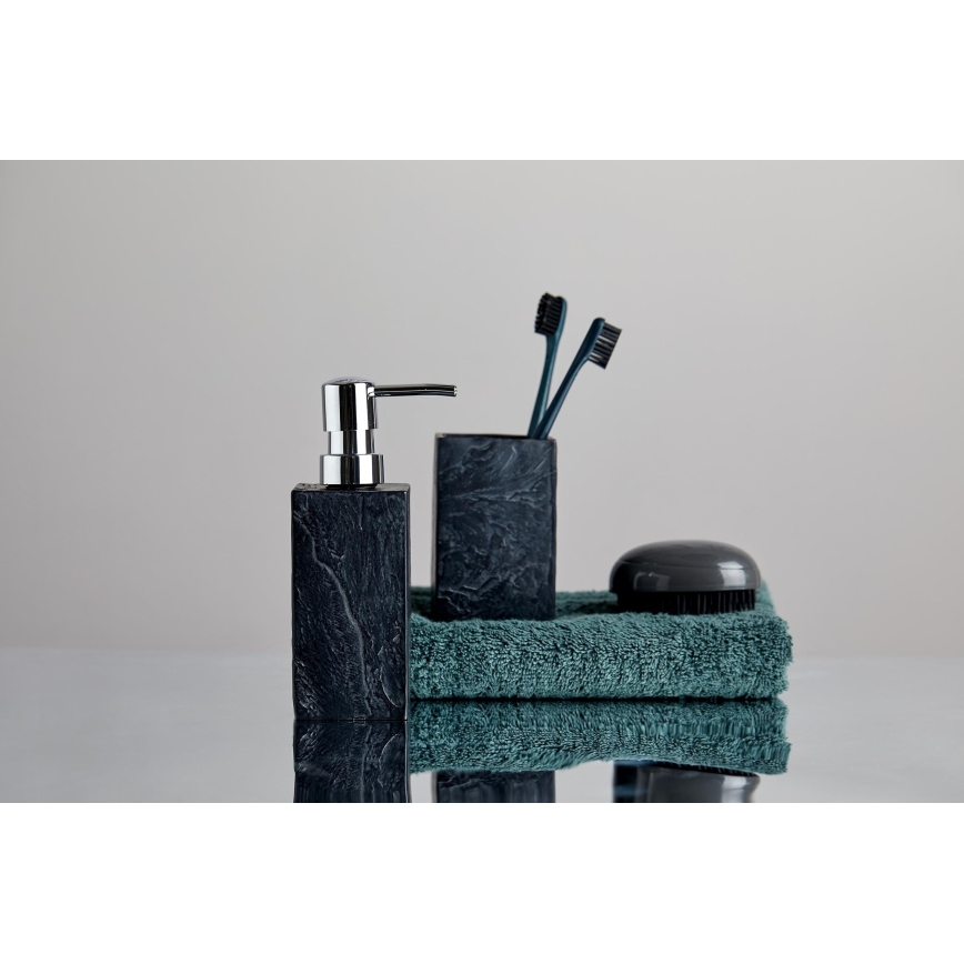 WENKO 17920100 - Bicchiere SLATE ROCK 6,4x10,5 cm antracite