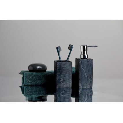 WENKO 17921100 - Dispenser per sapone SLATE ROCK 250 ml antracite