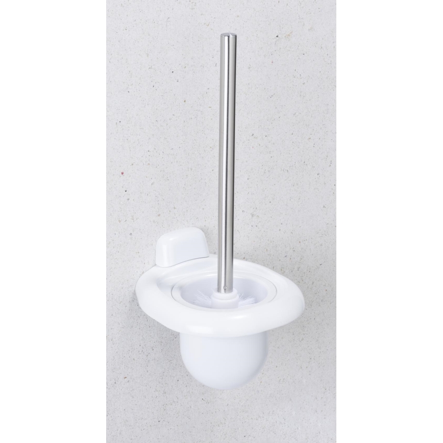 WENKO 17947100 - Scopino WC PURE 15,5x36 cm bianco