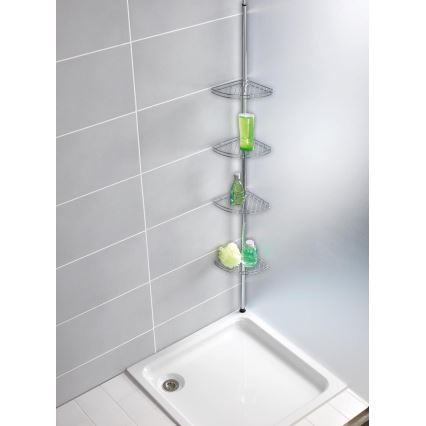 WENKO 18596100-Elemento angolare PREA 28x200 cm acciaio inox/cromo lucido