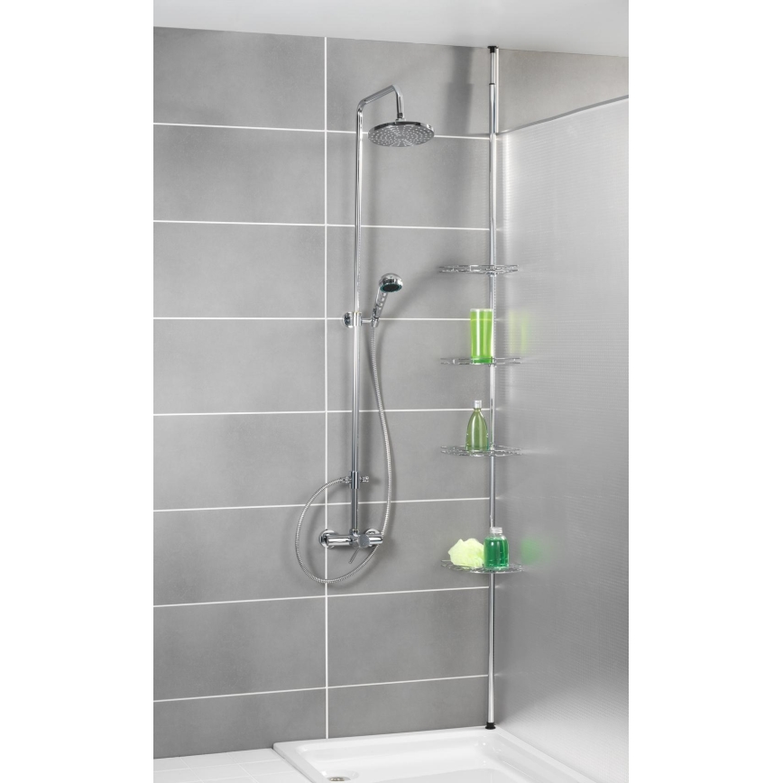 WENKO 18596100-Elemento angolare PREA 28x200 cm acciaio inox/cromo lucido