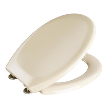 WENKO 18760100-WC sedile OTTANA 37,5x44,5 cm beige/argento