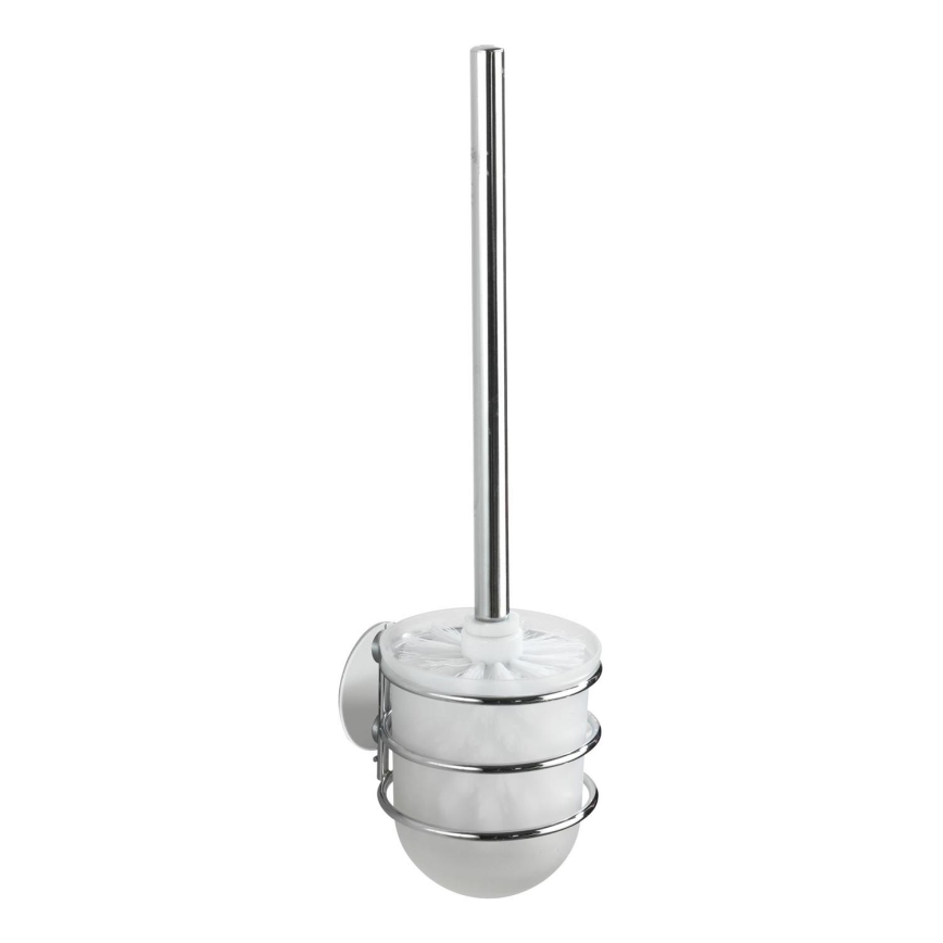 WENKO 18768100-WC set TURBO-LOC rotondo acciaio 10x37,5 cm cromo lucido/bianco