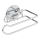 WENKO 18774100 - Porta rotolo per carta igienica TURBO-LOC ROTONDO IN ACCIAIO 14x9 cm cromato