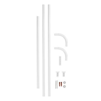 WENKO 19214100 - Asta UNIVERSAL 2x2 cm bianca
