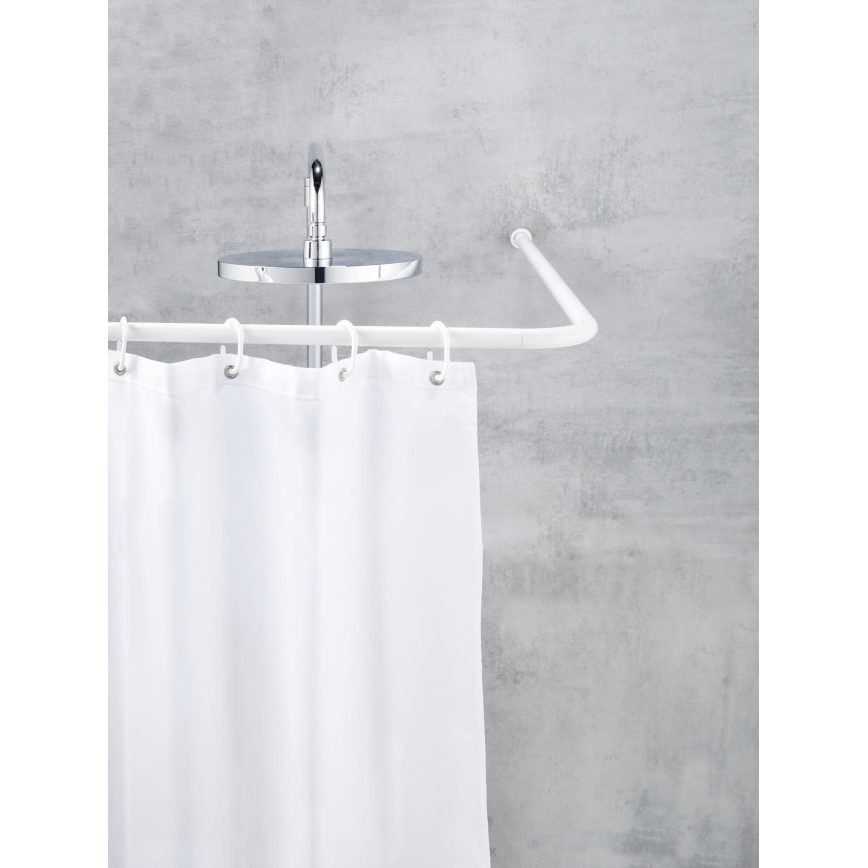 WENKO 19214100 - Asta UNIVERSAL 2x2 cm bianca