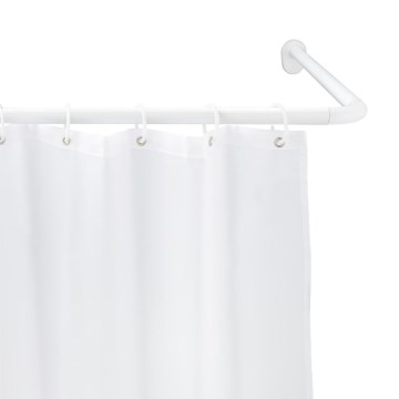 WENKO 19216100 - Supporto per asta UNIVERSALE 2,5x2,5 cm, bianco