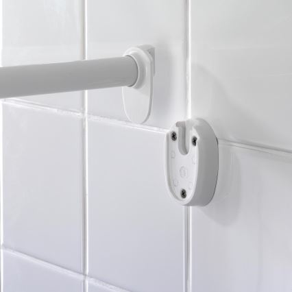 WENKO 19219100 - Asta doccia 80x90 cm bianca