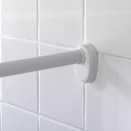 WENKO 19219100 - Asta doccia 80x90 cm bianca
