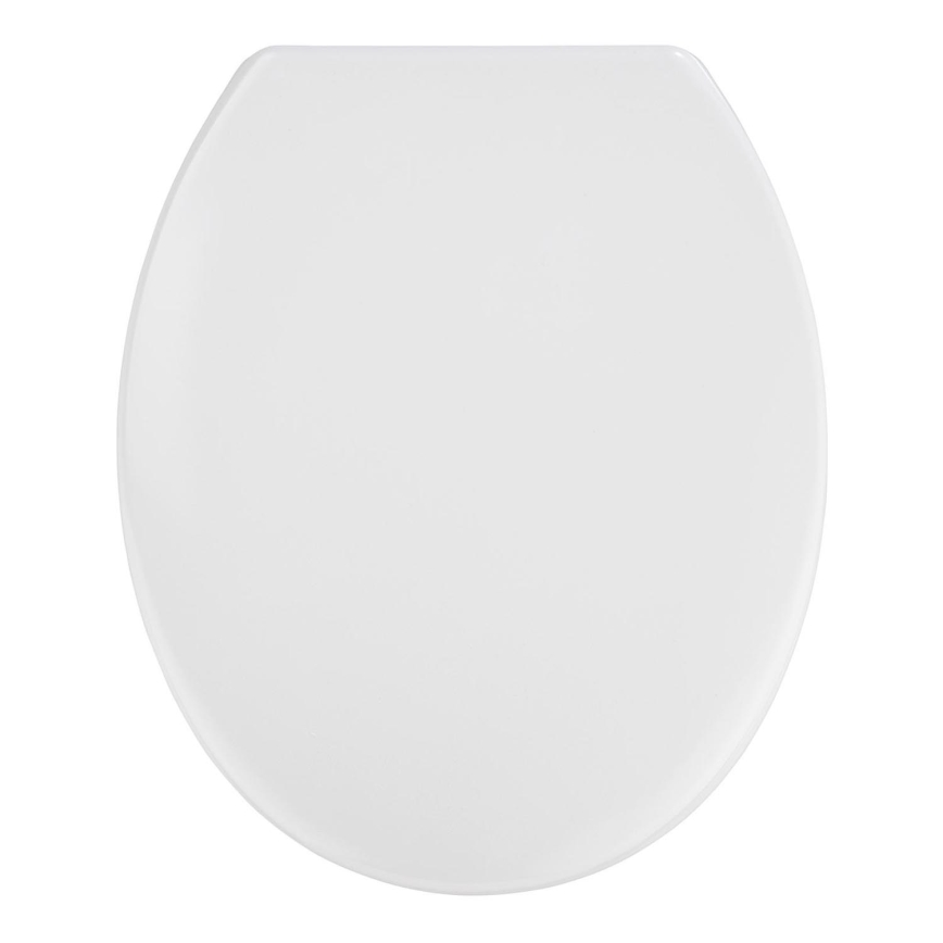WENKO 19539100-WC sedile VIGONE 37,5x45 cm bianco/argento