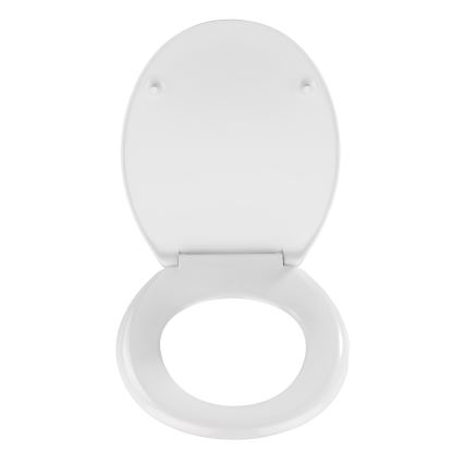 WENKO 19539100-WC sedile VIGONE 37,5x45 cm bianco/argento