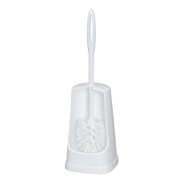 WENKO 19607100 - Spazzola per WC SIMPLE 12,5x40 cm bianca