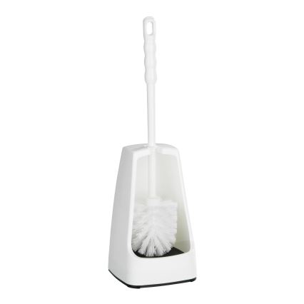 WENKO 19607100 - Spazzola per WC SIMPLE 12,5x40 cm bianca