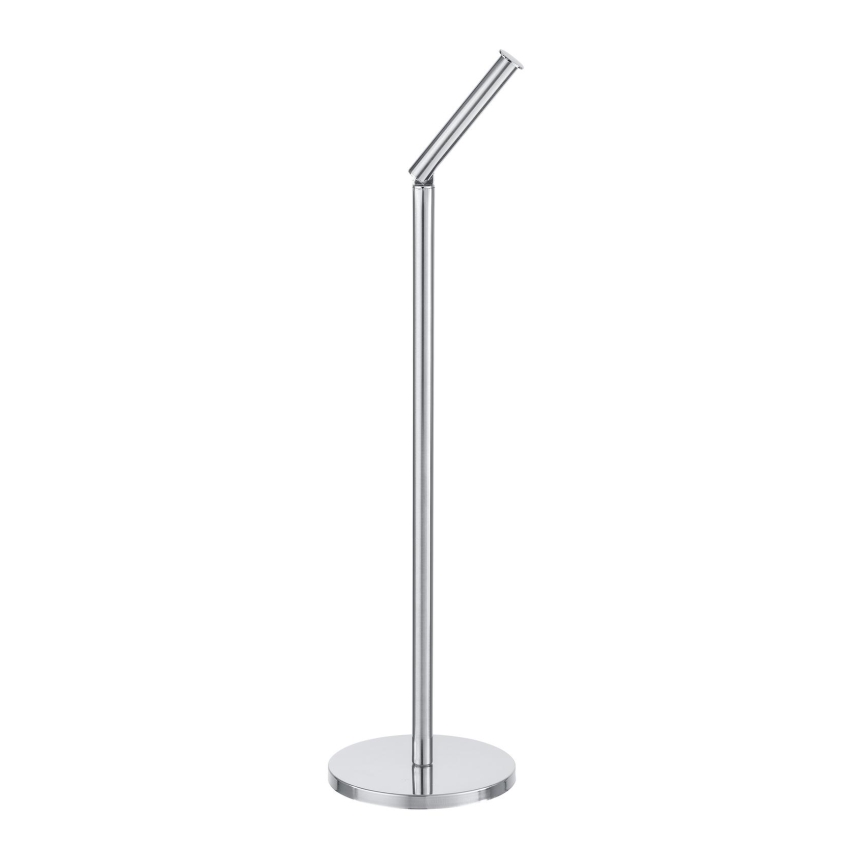 WENKO 19637100 - Portarotolo per carta igienica 21x55 cm in acciaio inox/argento